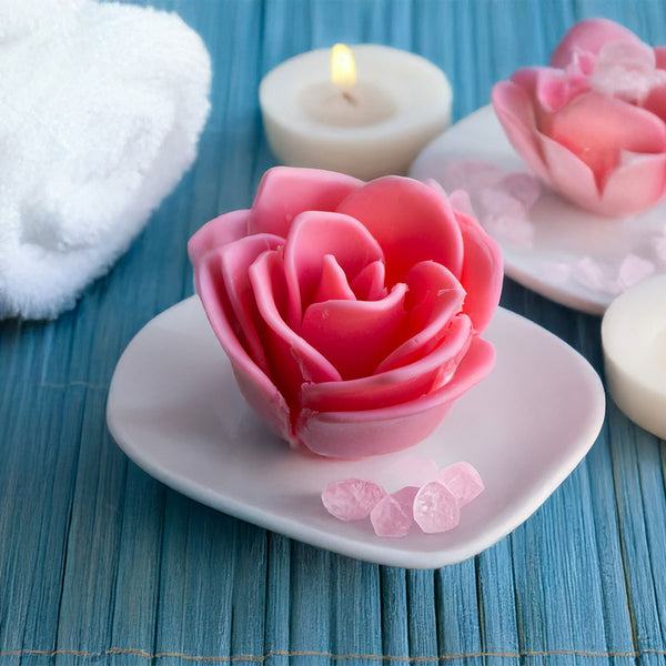 Premium Rose Soap: Pastel Red Edition